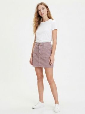 American Eagle Outfitters Dusty Pink Utility Mini Skirt